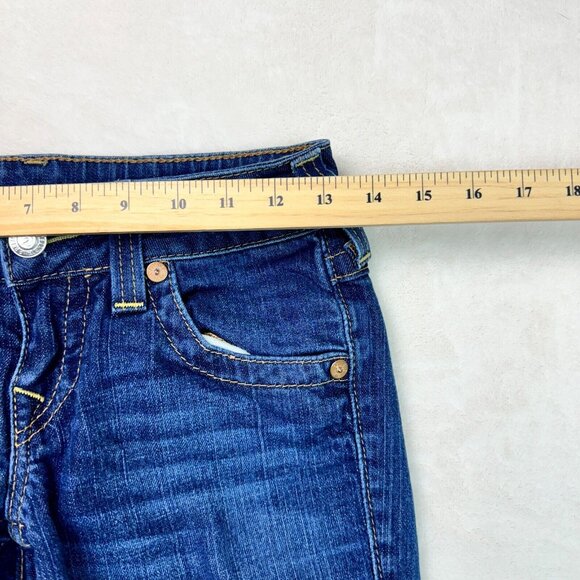 True Religion Jeans Becky Bootcut Blue Denim Made In USA Women's Size 26 - Picture 8 of 15